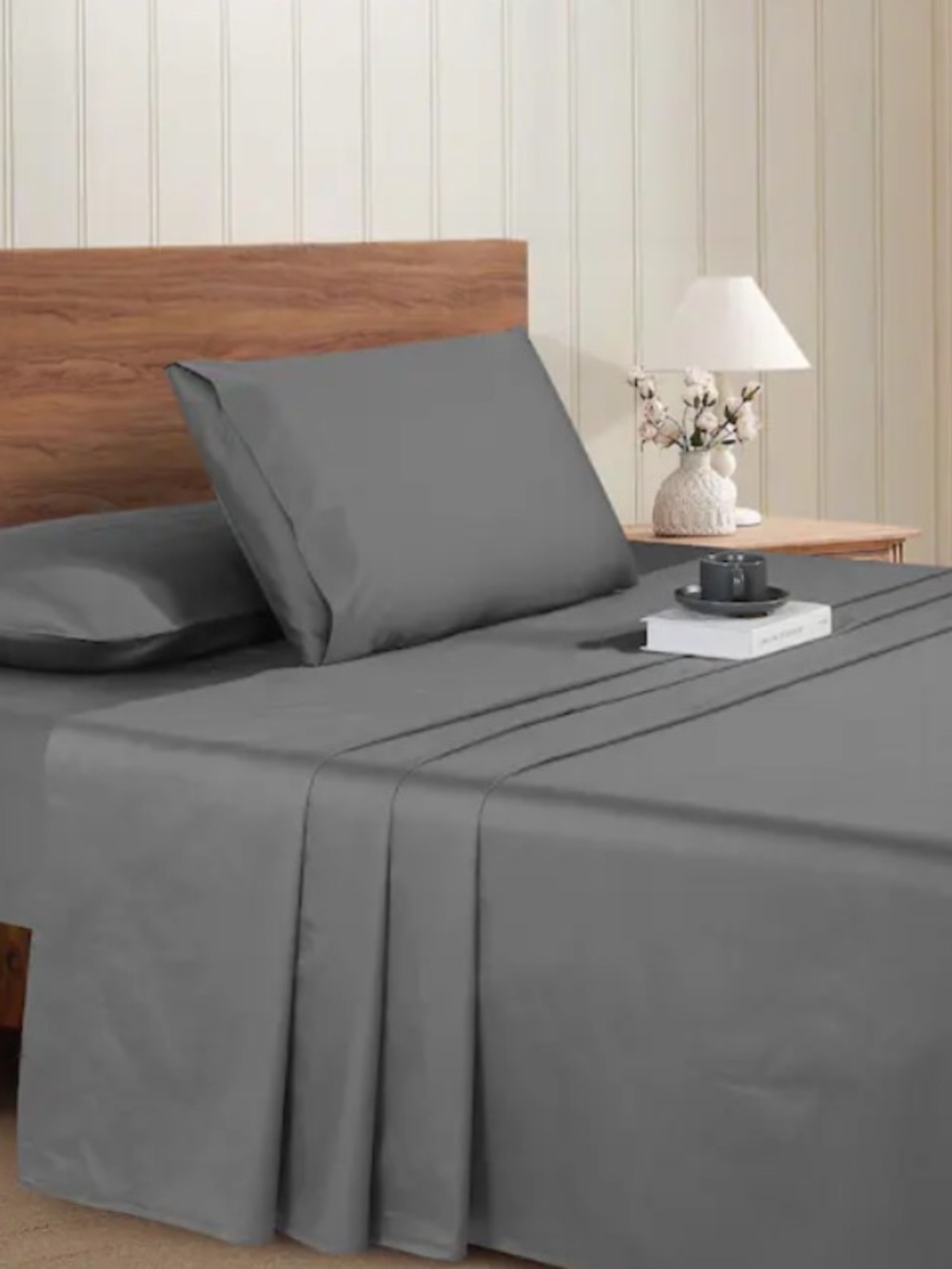 NIP👍🏽SIMMUNS Gray King Top Sheet
